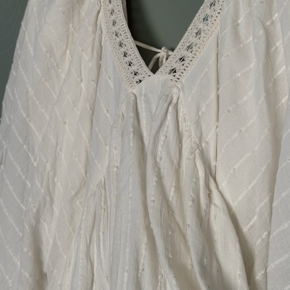 H&M Cream Midi Dress